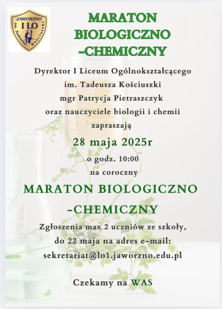 Maraton biologiczno-chemiczny
