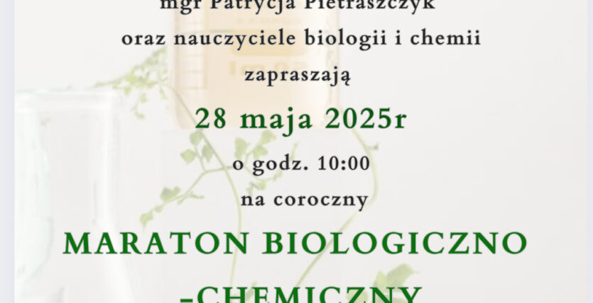 Maraton biologiczno-chemiczny