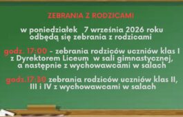 Zebrania z Rodzicami